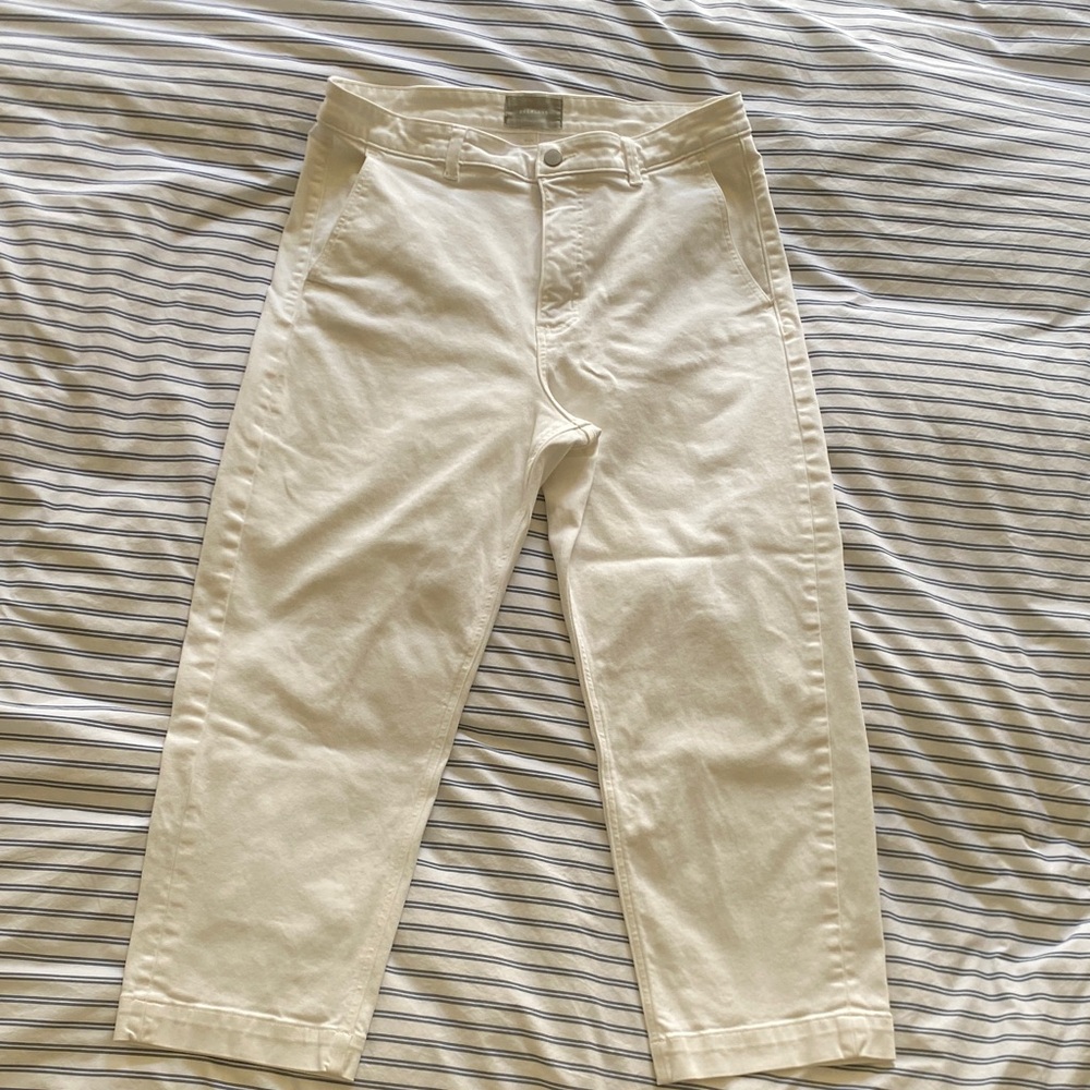 Everlane Cream Colored Pants